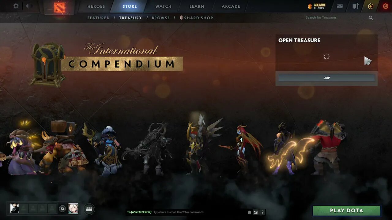 Dota 2 - International Tournament Compendium 2021 Lineage Treasure Unbox!!!