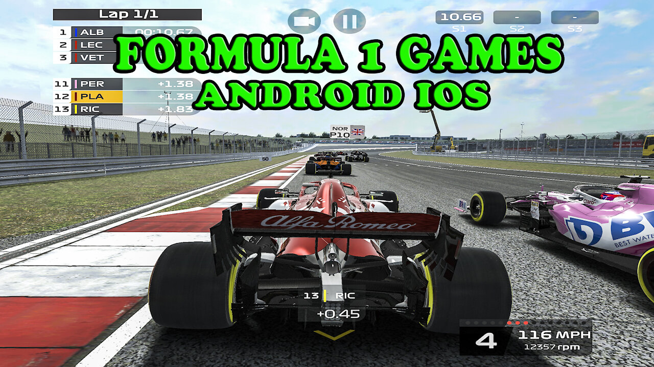 Top 8 Formula 1 (F1) Racing Games On Android iOS