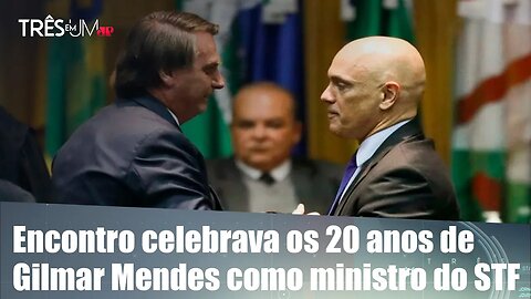 Bolsonaro e Moraes reúnem-se a portas fechadas durante jantar de Lira