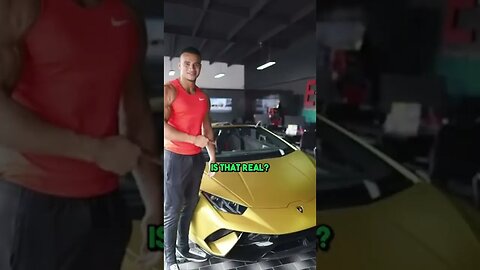 HS TikkyTokky reveals the truth behind his Lamborghini! #shorts