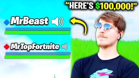 I Met MrBeast In Fortnite