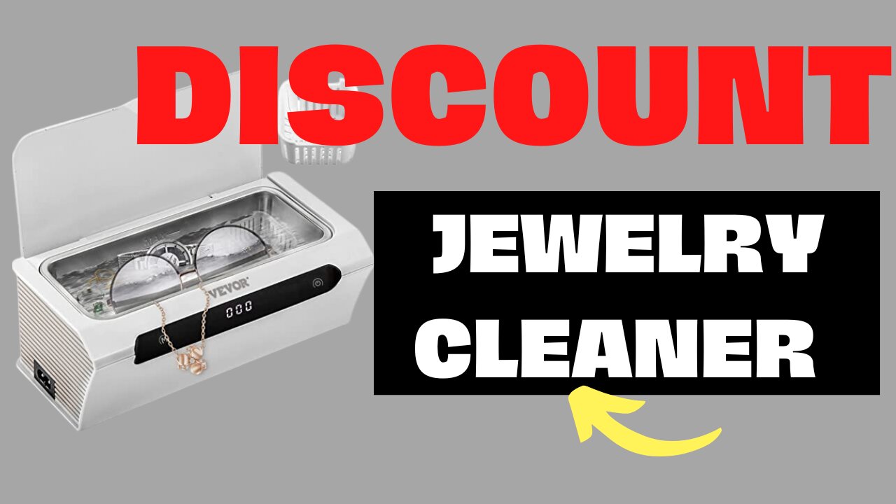 Get discount on VEVOR Ultrasonic Jewelry Cleaner