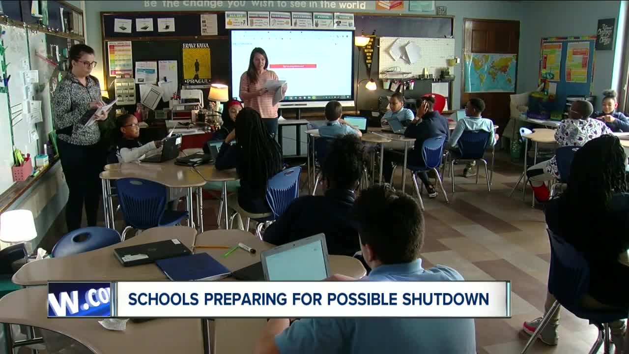 Schools preparing for possible shutdown