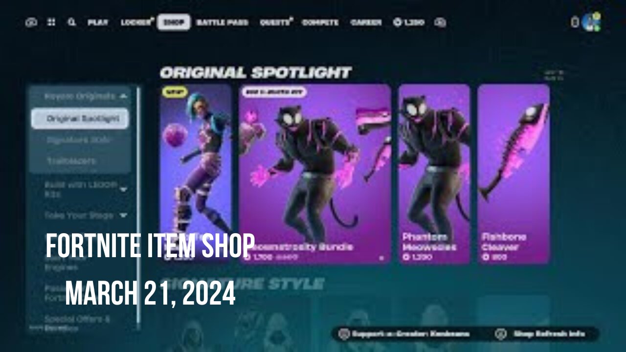 Fortnite Item Shop|March 21, 2024(*New* Disco Tek Manic Skin & Jam Tracks)