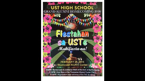 The Grand Alumni Homecoming 2018 of UST High School Class 69