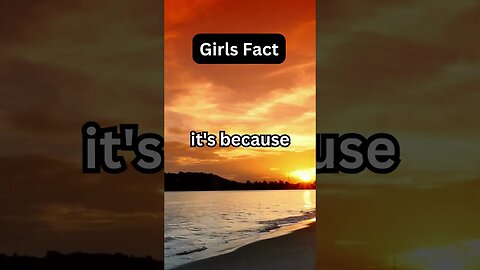 Girls Facts Part 2 in English.