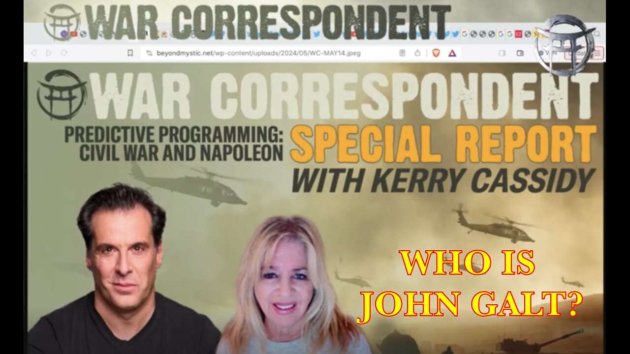 WAR CORRESPONDENT SPECIAL REPORT with KERRY CASSIDY & JEAN-CLAUDE JGANON SGANON