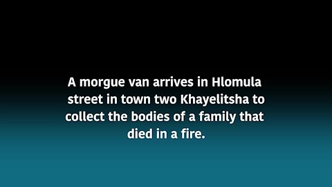 South Africa Cape Town - Three children died in a fire (video) (yPu)