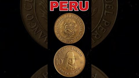 Peru 10 soles 1979.#shorts #coinnotesz