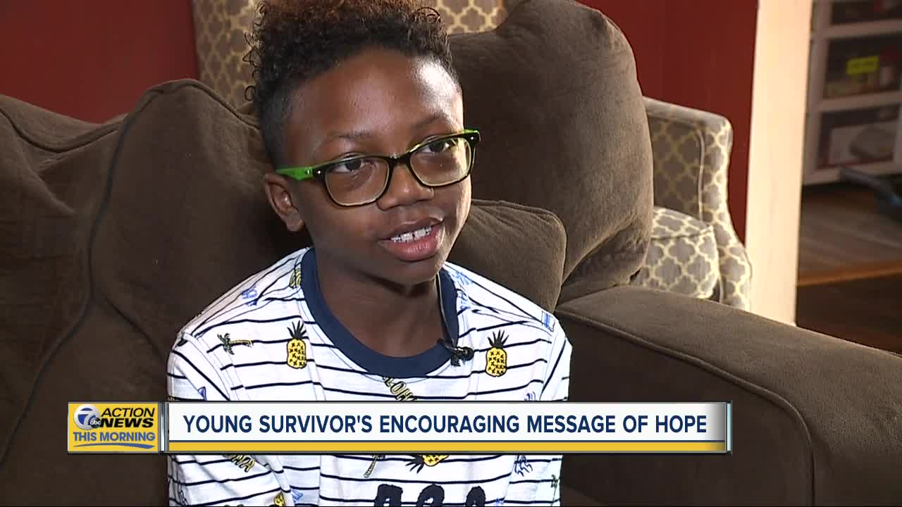 'You have to show yourself that you are better.' How 11-year-old Ameir overcame blood cancer
