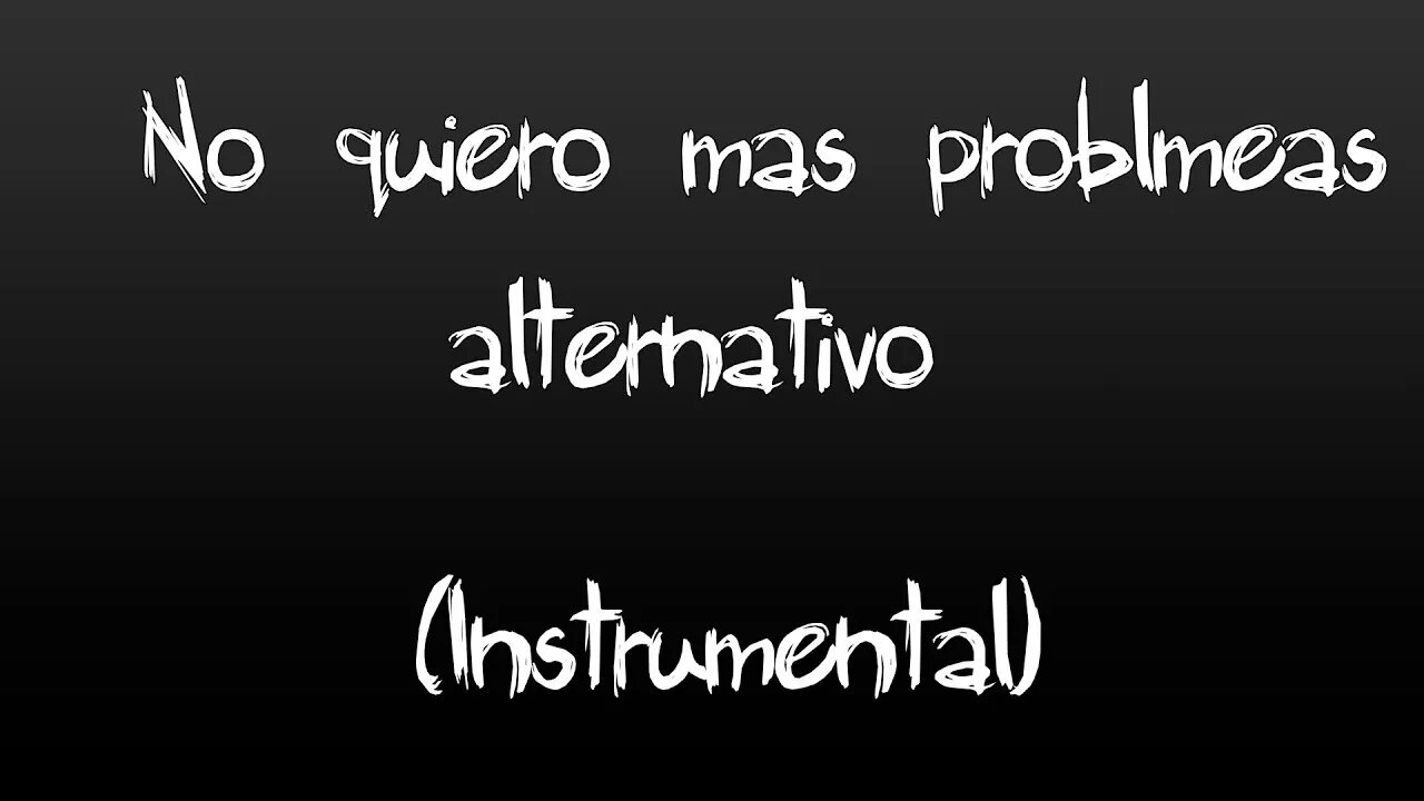 Cancion Original Liforx - No quiero Mas Problemas Alternativo (Instrumental)