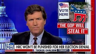 Tucker: Hillary Clinton Declares That Right-Wing Extremists Are Planning to Steal Next Election