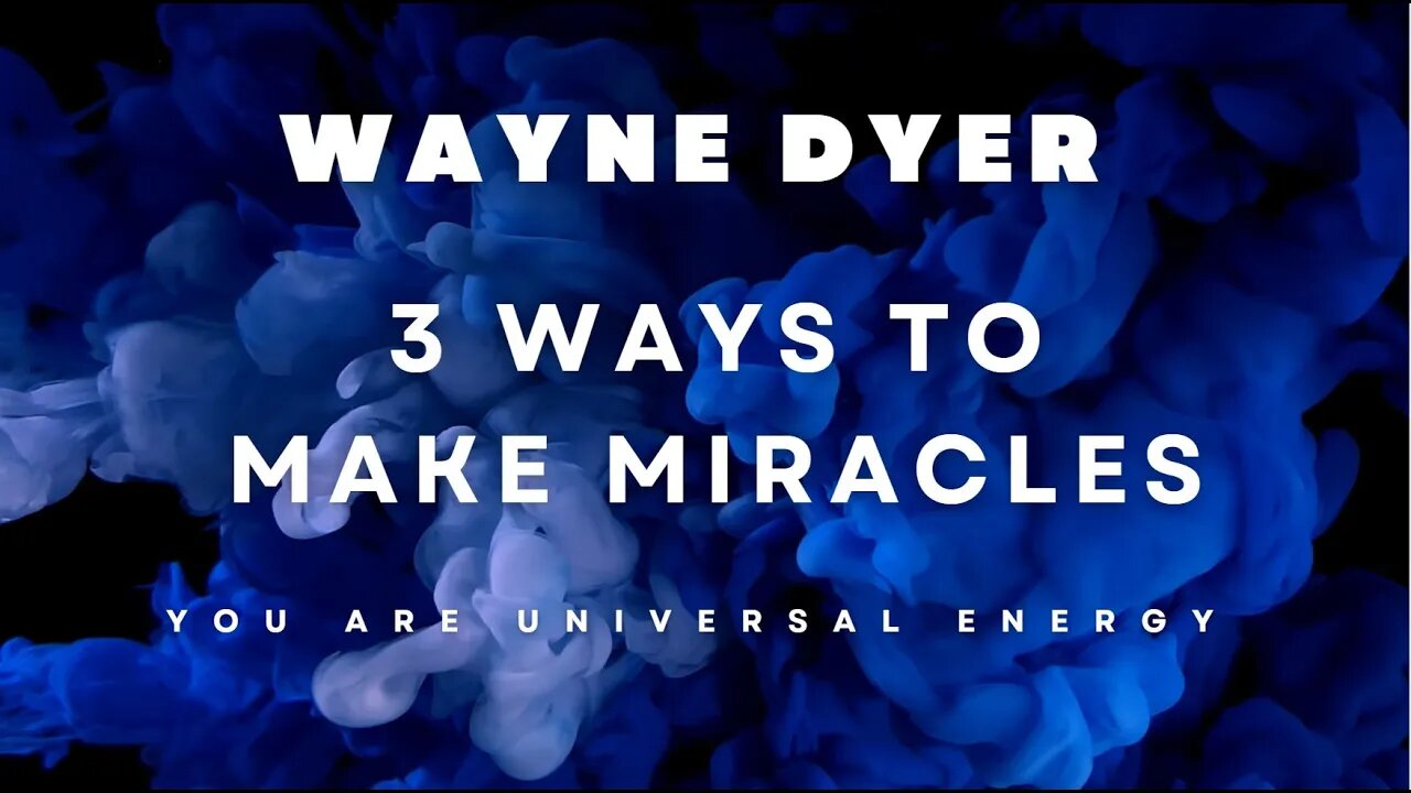 You Can Make Miracles Happen | Surrender | Serve | Manifest Miracles | Learn | Visualize | Knowing