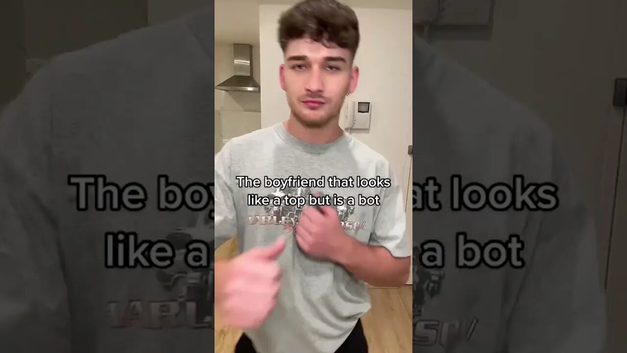 The boyfriend that looks like a top but is a bot ~ DAVIDEOU Video By bayl e #Shorts