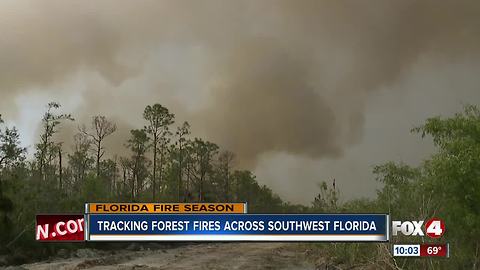 Collier fires growing, neighbors left with ashes