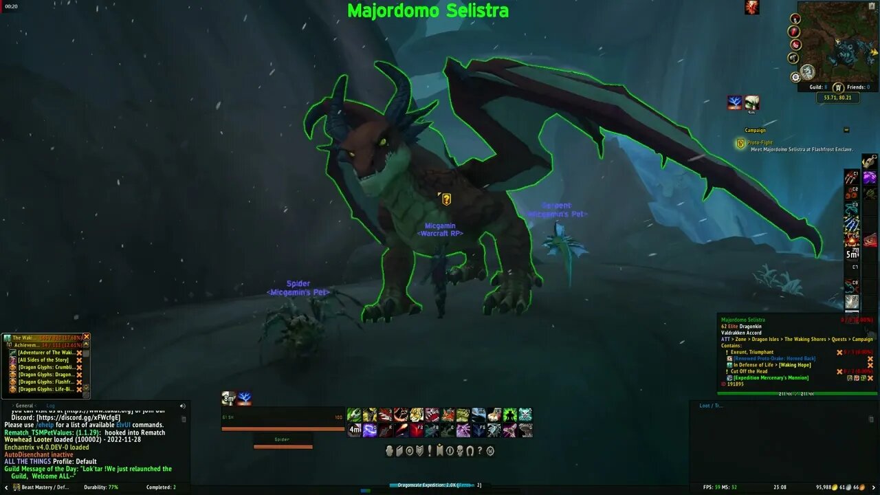 World of Warcraft Dragonflight Proto-Fight