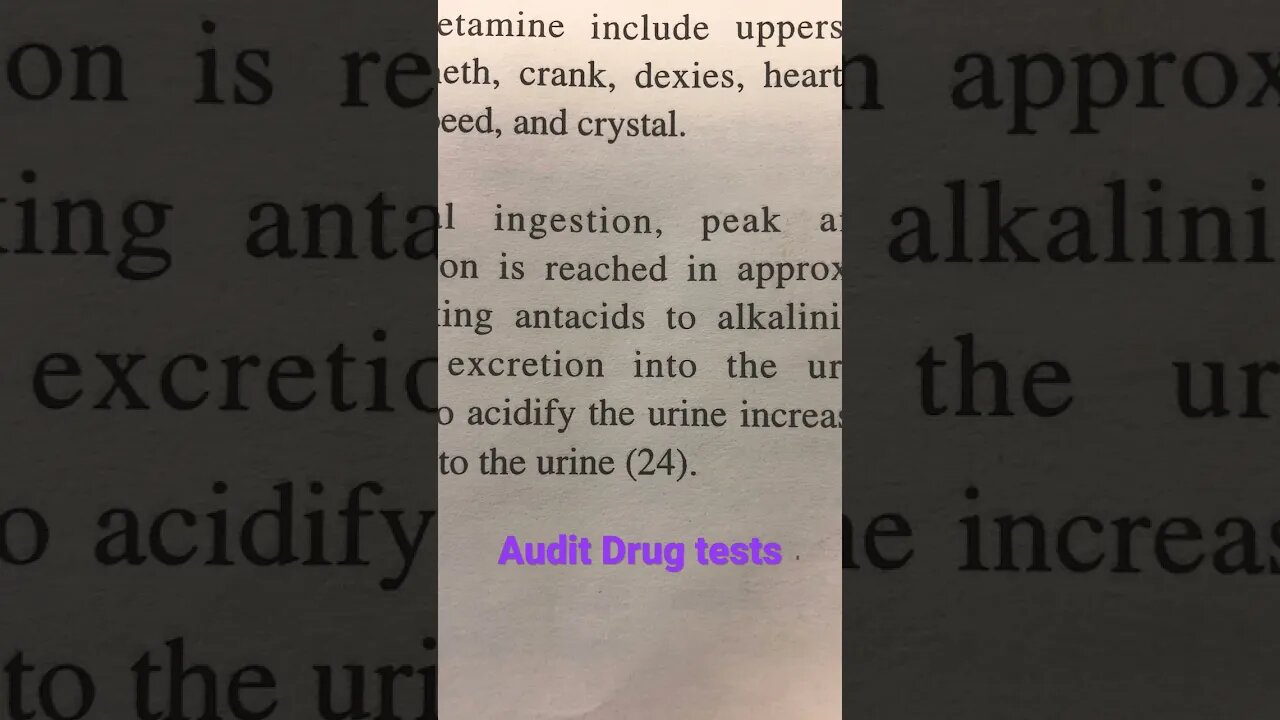 Audit Drug tests 5 Acidity #minds #scottsdale