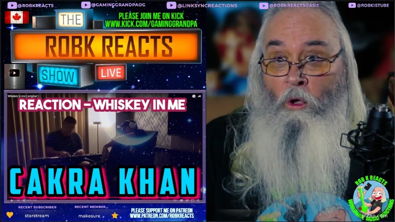 Cakra Khan Original Song Reaction - Whiskey in Me - First Time Hearing - Requested