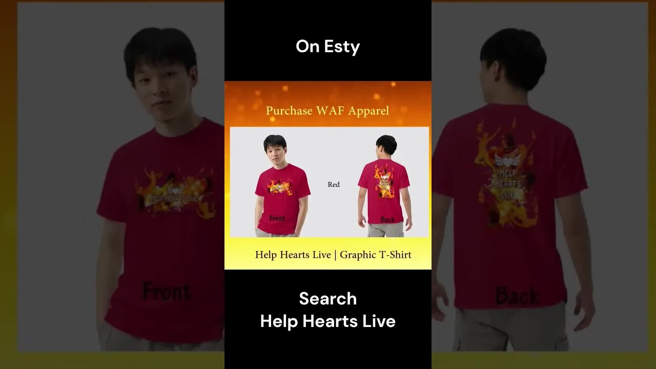 Help Hearts Live - Graphic T-Shirt #hope #encouragement #Helpheartlive #KIESH