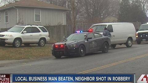 KC businessman beaten, neighbor shot during robbery on Christmas Eve