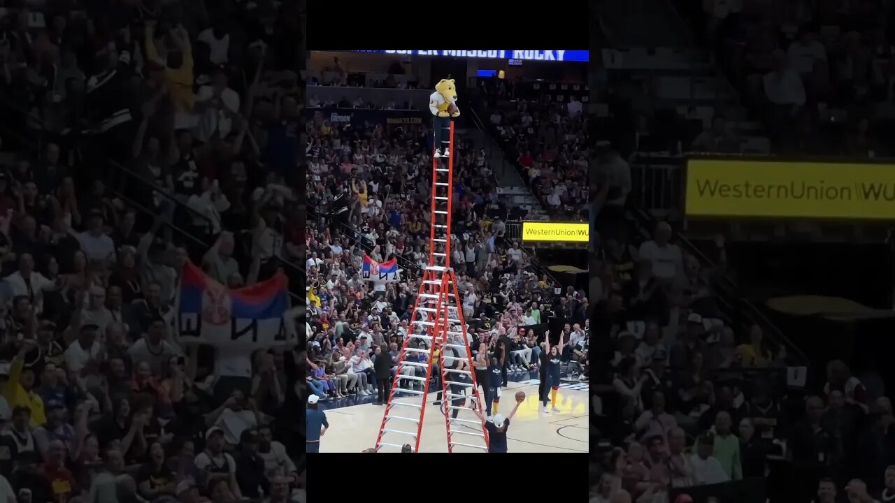 Rocky Throws Down Epic Backwards Circus Shot From the Ladder!