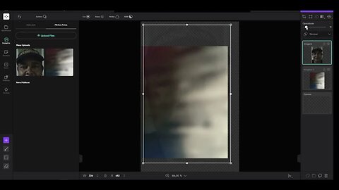 Comparativo entre foto real e transimagem