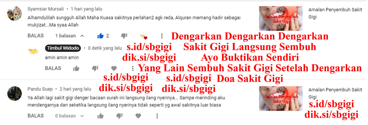 Doa Sakit Gigi Fenomena Dan Dahsyat