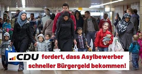 CDU fordert dass Asylbewerber schneller Bürgergeld bekommen!