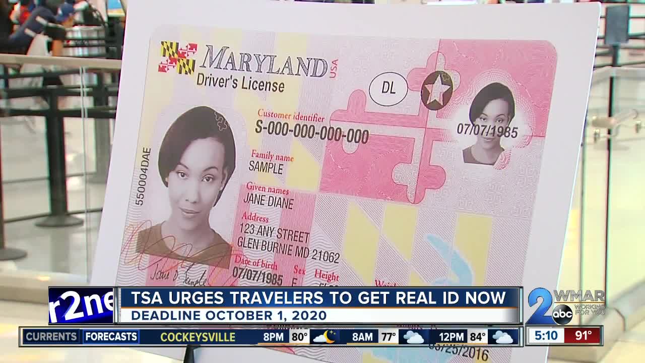 TSA urges travelers to get REAL ID