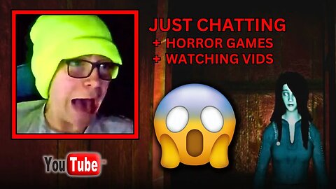 🔴 LIVE - 🎃 IT'S SPOOKY SEASON 🎃 Playing Horror Games + watching videos 🎃