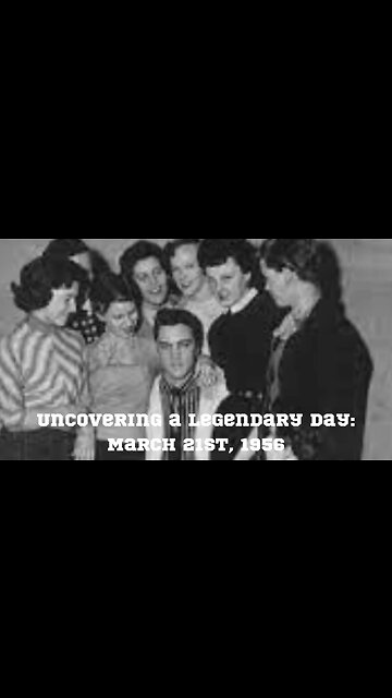 Uncovering a Legendary Day: March 21st, 1956 #shorts #elvispresley #rocknroll
