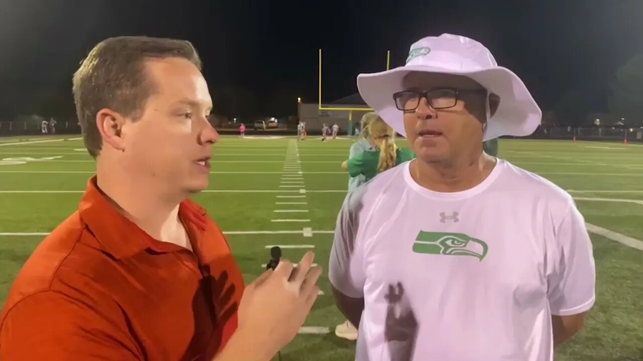 Wall Hawk Head Coach Houston Guy Post Scrimmage Against Midland Christian