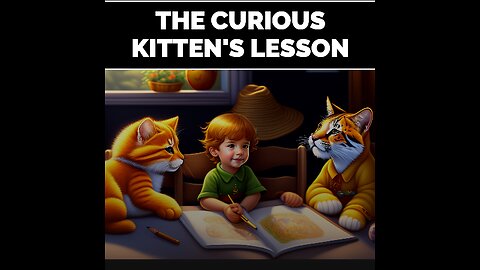 The Curious Kitten's Lesson