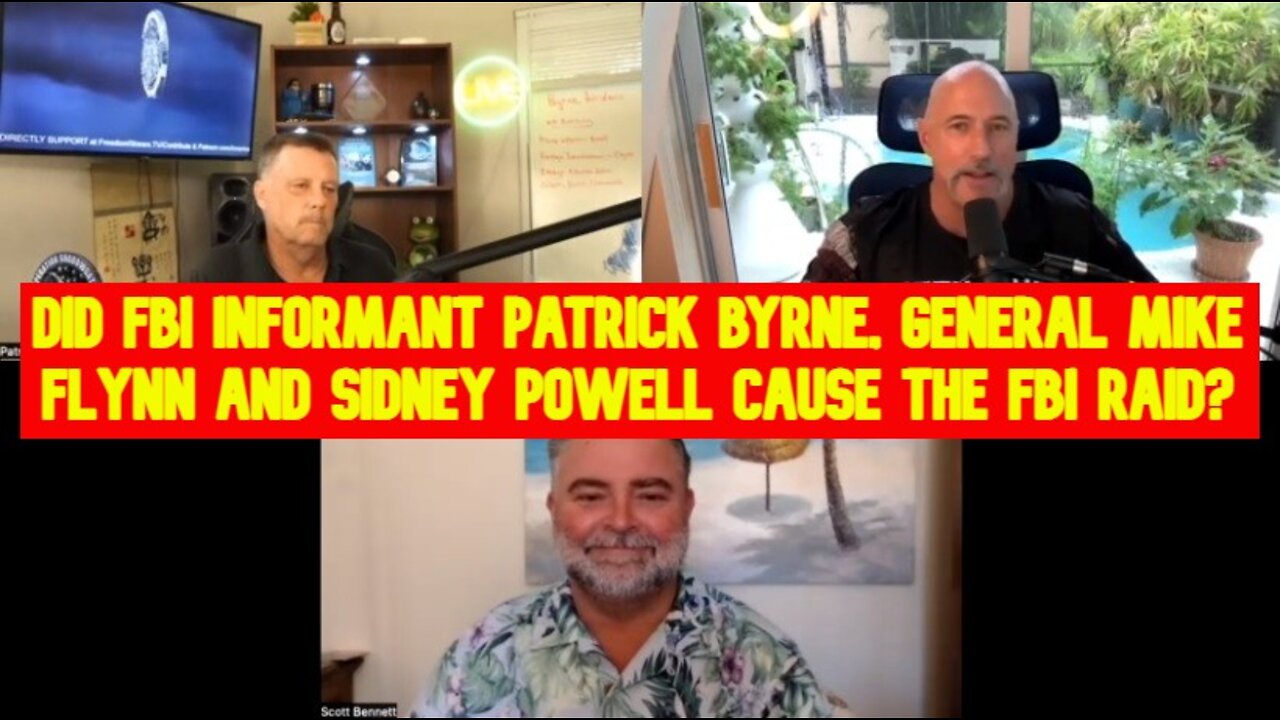 Michael Jaco: Did FBI informant Patrick Byrne, General Mike Flynn and Sidney Powell Cause the FBI Raid?