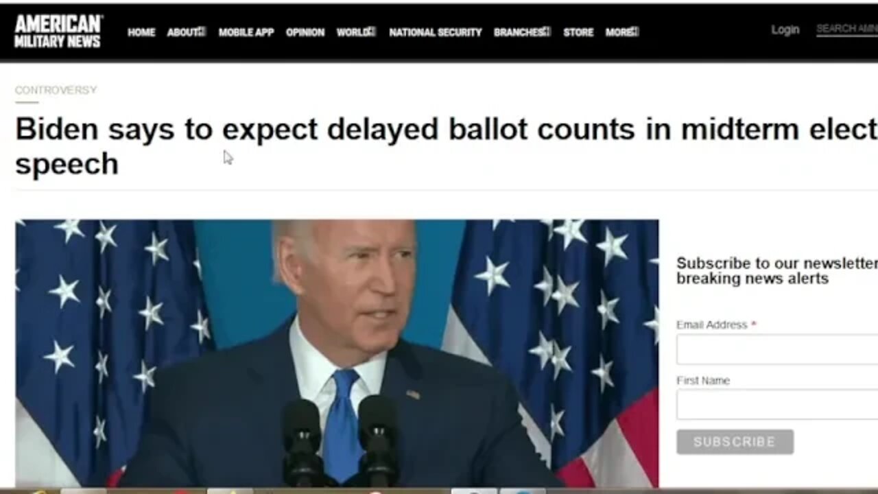 Biden says to expect delays in vote counting, I wonder why