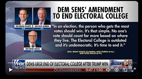 Democrats continue to try to abolish the Electoral College