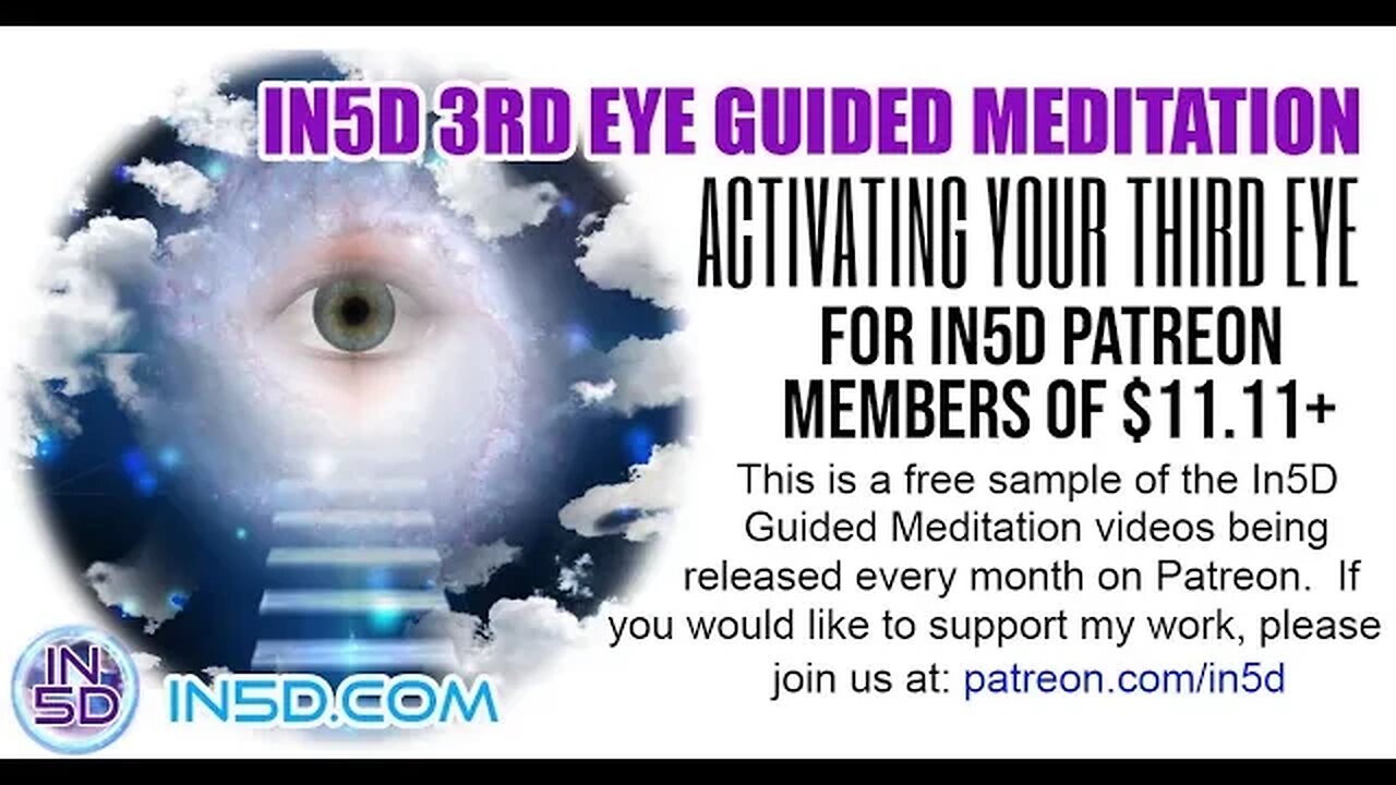 In5D 3rd Eye Guided Meditation - Activating Your Third Eye