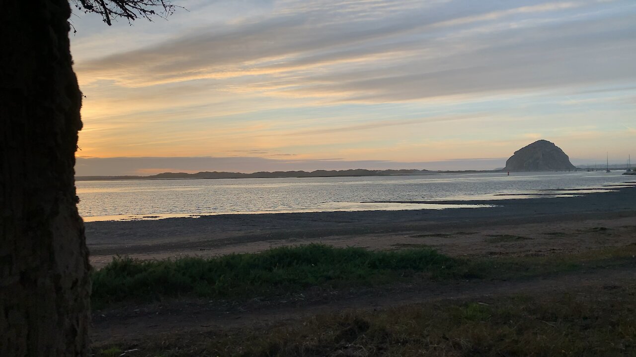 Morro Bay Rock Sunset