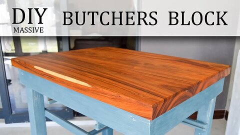 How To Build A Butchers Block - DIY Cutting Board