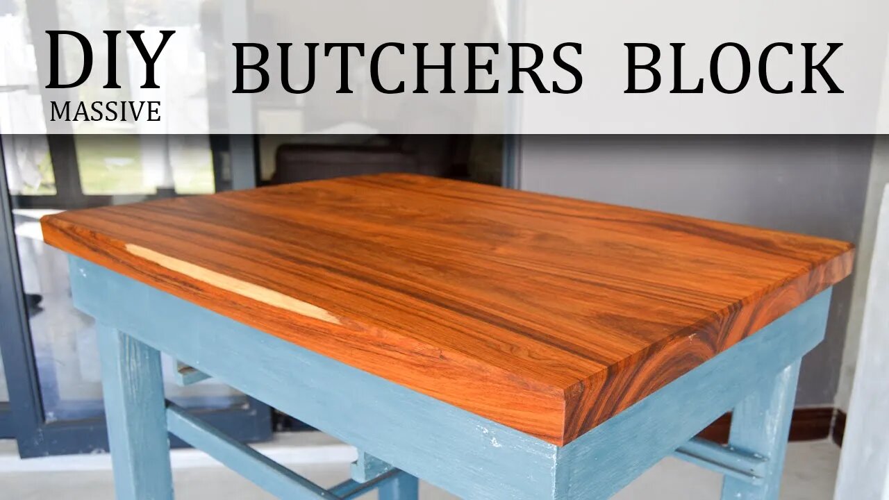 How To Build A Butchers Block - DIY Cutting Board