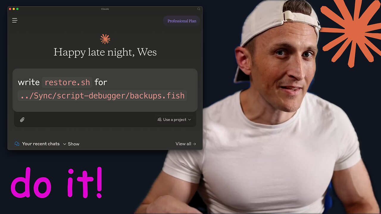 Claude, Turn My Backup Script into a Restore Script