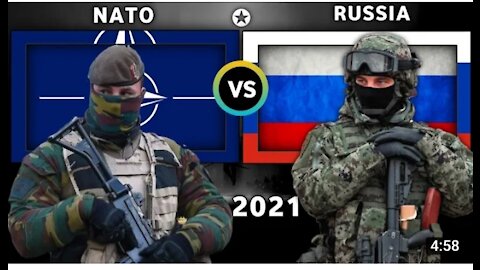 Nato vs Russia military power comparison in 2021