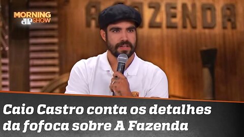 Caio Castro vai apresentar 'A Fazenda'? O Wikipédia diz que sim, ele diz que não