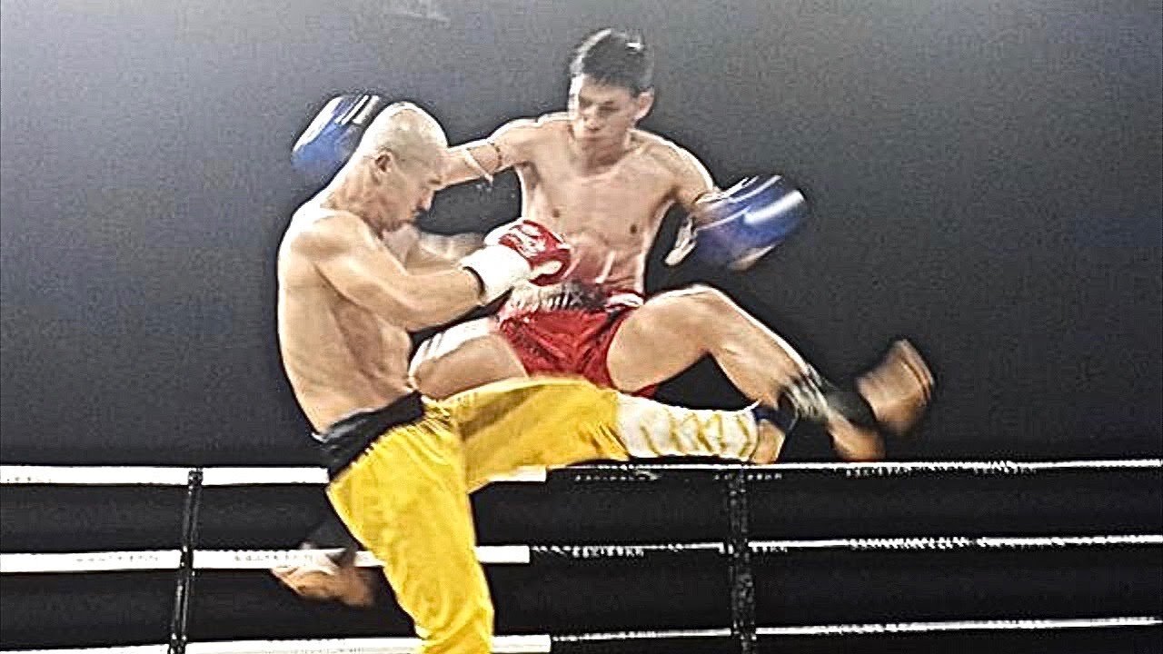 Shaolin Kung Fu Monk Versus Muay Thai Kick Boxing - Interesting