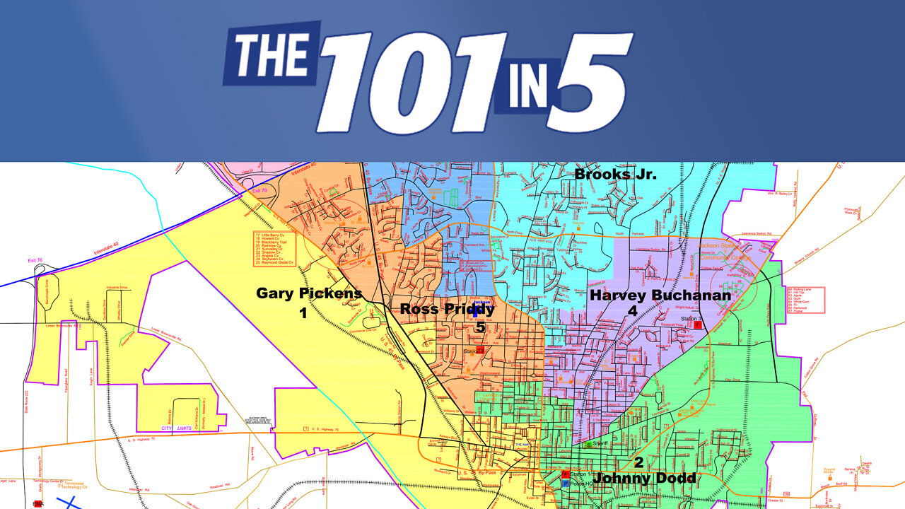 The 101 In 5: City Redistricting, Foster Home, Jacksonians Honored