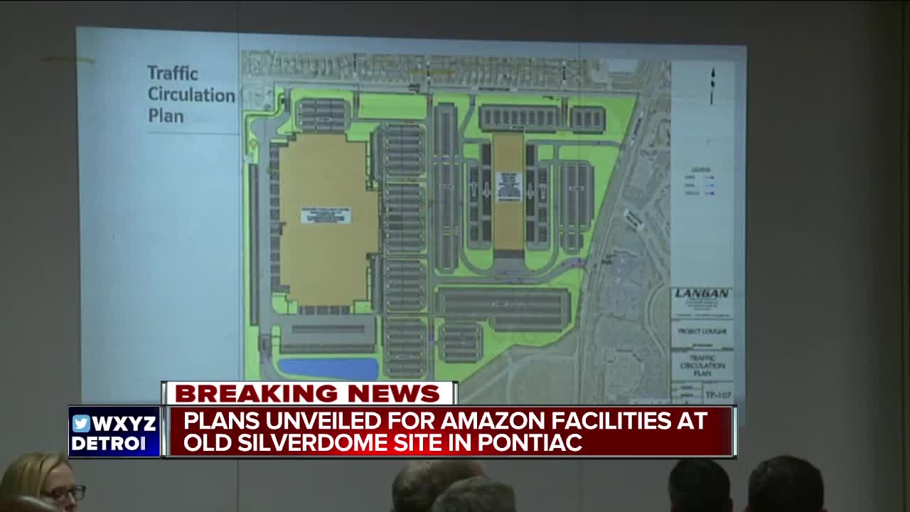 Amazon unveils plan for warehouse on Pontiac Silverdome site