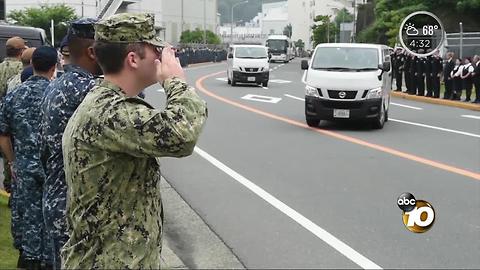 USS Fitzgerald sailor's body returned to San Diego