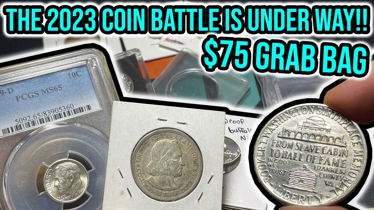 High Stakes $75 Coin Grab Bag UNBOXING & Competition - Season 2 Kickoff Vs. @Silverpicker !!