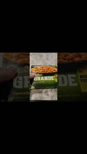 NOW LARGER! Michelina Grande Cheeseburger Mac Frozen Entree 😮 #shorts