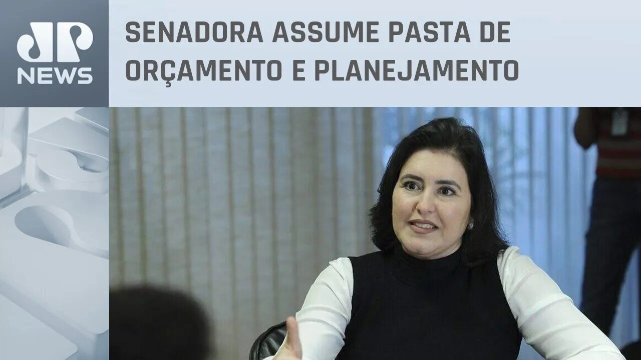 Em posse, Simone Tebet admite surpresa em assumir ministério onde diverge com Lula